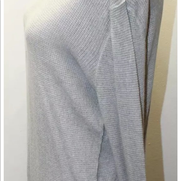 Diesel Tricot & Co Women Sweater Gray V-Neck XXL 100% Cotton Layering - Picture 4 of 9